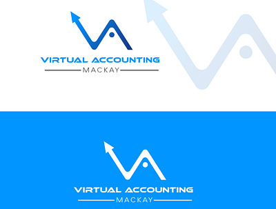 Virtual Accounting Mackay account logo business logo virtual logo
