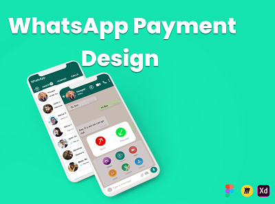 Case Study on WhatsApp Payment casestudy design website portfolio figma adobexd whatsapp redesign