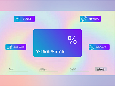 Credit card graphic design 💳 branding design