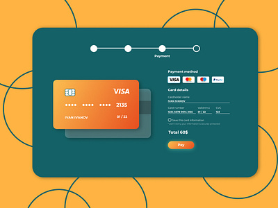 #Daily UI 002 — Credit Card Checkout