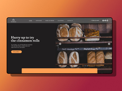Daily Ui #003 - Landing Page bakery dailyui003 design figma landingpage ui web