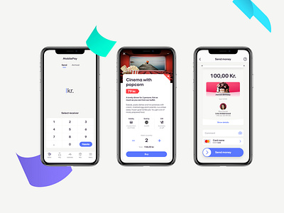 MobilePay app design ui ux