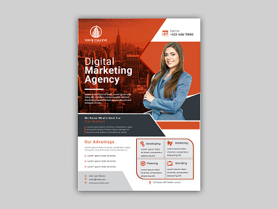 Corporate Flyer Template Template EPS