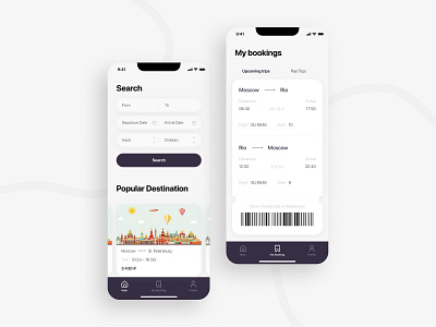 Travel Mobile App Design