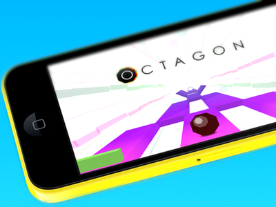 octagon ingame game ios ipad iphone minimal