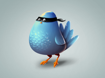 Twitt blue icon photoshop twitter