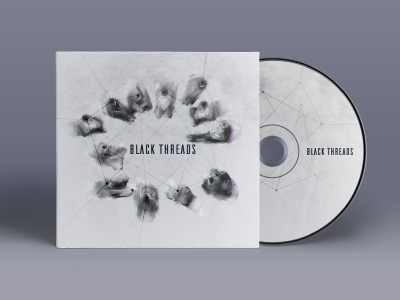 black threads cd cover design