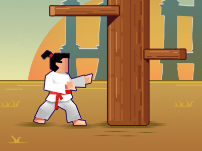 karate kido animation game ios