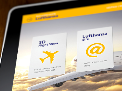 Lufthansa appl gui ipad