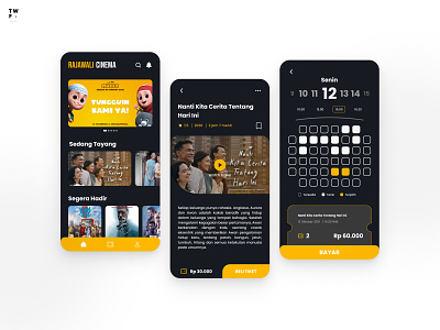 Movie App 🎞 mobile mobile app movie ui