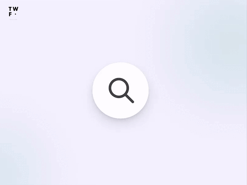 Search Box animation animation micro interaction search ui