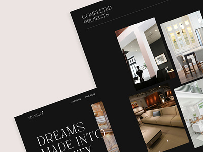 Interior Design Landing Page clean design furniture home house interior design landing page luxury minimal ui uidesign uiux web website