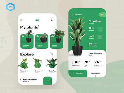 School Plants Project UI Design For Client