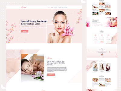 Health & Beauty Website Landing Page Design For Client by QubeX ...