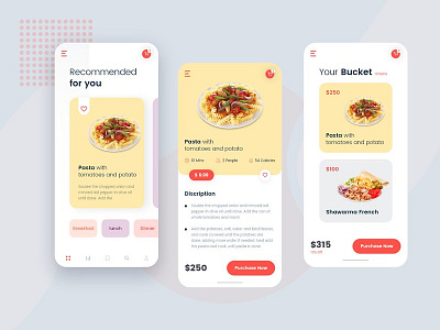 Home Food Delivery App UI Design For Client