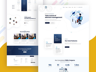 Project Management website design and development