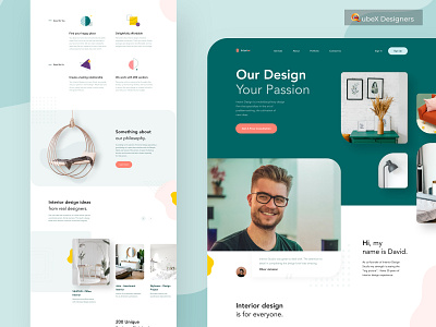 Interior Landing Page Design