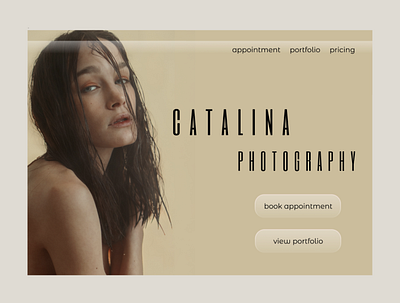 Catalina Photography design figma photography ui uidesign ux ux design web