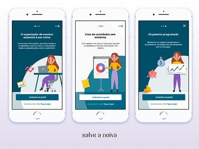 SN Eventos app - Carousel app ui ux