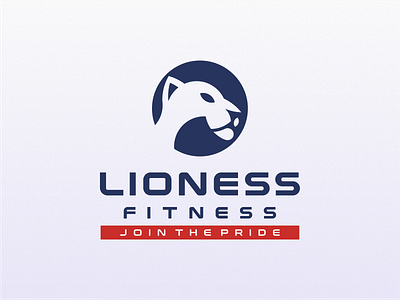 LIONESS FITNESS bold branding branding and identity fitness fitness logo flat golden ratio gym icon lion logo logo logo design powerful