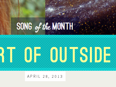 Song of the Month post wordpress