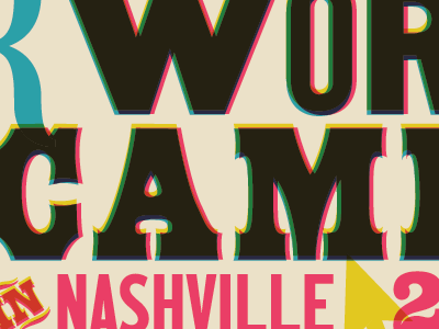 WordCamp Nashville 2016 branding conference cymk identity wordcamp wordpress