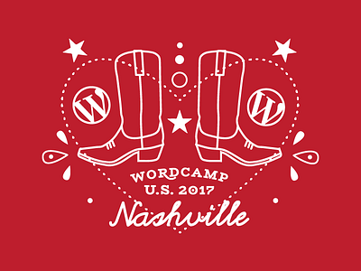 WCUS Bandana sticker boots nashville wcus wordcamp wordpress