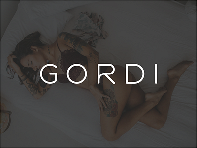 Logo for the brand of underwear GORDI