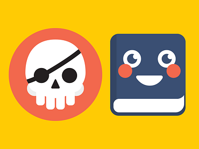 Pirata y libro book illustration piracy pirate