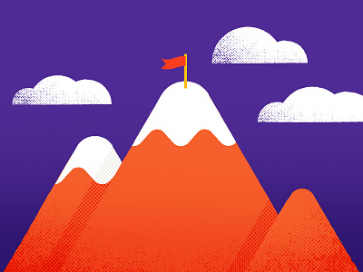 Montañas flat mountain vector