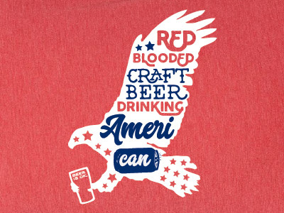 Craft Beer Eagle american beer can craft beer drink eagle patriot stars