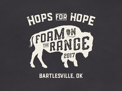 Hops for Hope 2017 apparel branding buffalo craft beer hops illustration