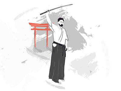 Martial arts illustration