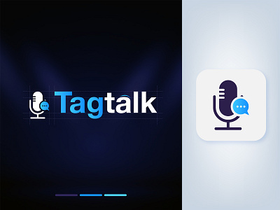 Tagtalk Logo Mark | Modern Logo brand brand identity colorful design flat identity illustration logo logo art logodesign logomark logotype mark minimal sketch tech visual identity website