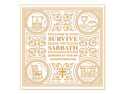 How to Survive the Sabbath peace sermon graphic stillness
