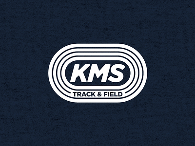 Kirksey Track & Field Secondary field logo running sport track