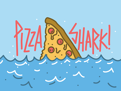 Pizza Shark ocean pizza shark summer