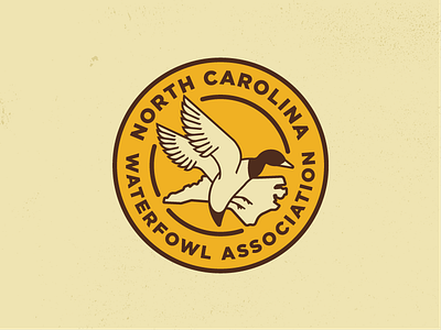 North Carolina Waterfowl Association conservation duck hunting logo outdoor
