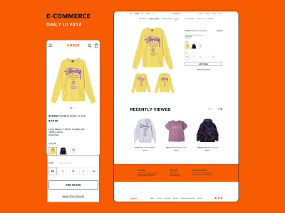 E-commerce for daily ui 012. Product page concept dailyui ecommerce figma figma design kyiv ui uidesign ukraine ux web webdesign website