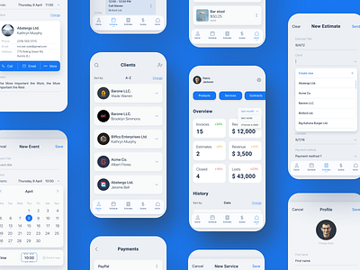 Business application app design application figma figmadesign kyiv mobile mobile app mobile app design mobile design mobile ui ui uidesign uidesigner uiux uxdesign uxui