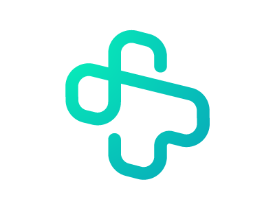 Health+ app health logo medical medicine plus