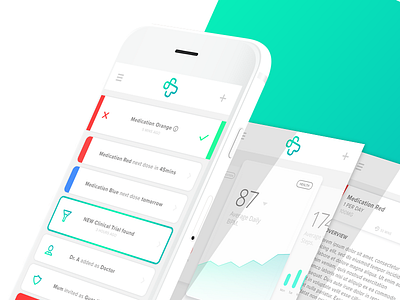 Health+ UI app health interface logo medical medicine plus ui