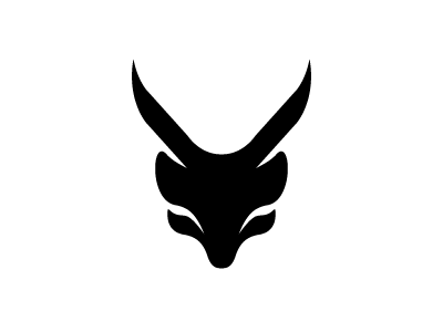 Antelope animal antelope identity logo