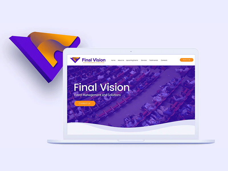 Final Vision branding ui design web web design