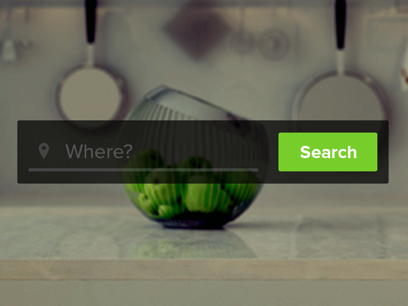 Search input flat green input search ui web