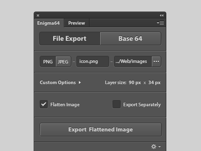 New Enigma css design enigma export fast html images jpg photoshop plugin png