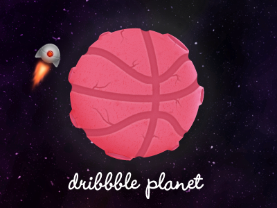 Dribbble planet circ dribbble panet space