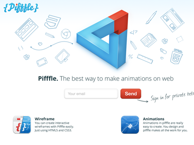 Pifffle coming soon page