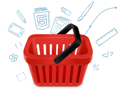 CSS Piffle - Store basket. cart coming css css3 html html5 pifffle shopping soon store web webdesign