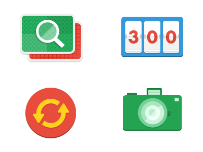 More Flat Icon counter flat glass icon magnifying pattern photoshop plugin search web